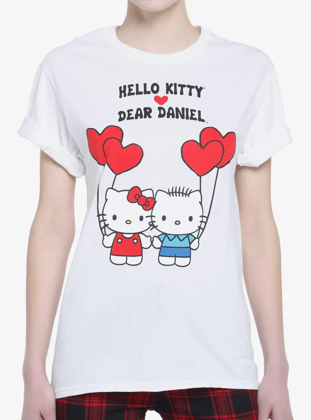 Hello Kitty Racer Boyfriend Fit Girls T-Shirt