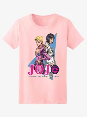 JoJo's Bizarre Adventure: Golden Wind Duo Boyfriend Fit Girls T-Shirt