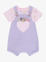 Our Universe Disney Princess Heart Infant Overall Set - BoxLunch Exclusive