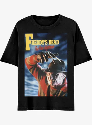 Freddy's Dead: The Final Nightmare Poster Boyfriend Fit Girls T-Shirt