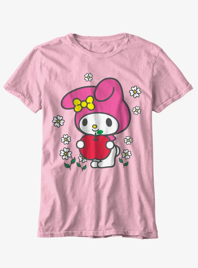 Hot Topic Hello Kitty Chibi Tie-Dye Boyfriend Fit Girls T-Shirt