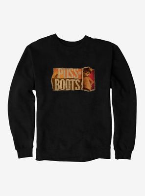 Puss Boots Scrap Poster Sweatshirt