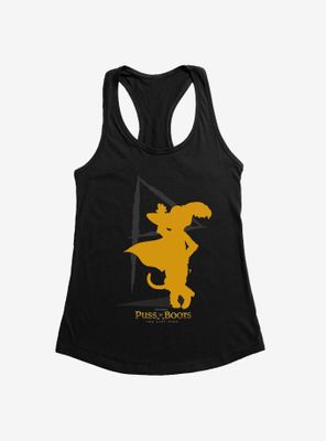 Puss Boots Signature Silhouette Womens Tank Top