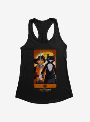 Puss Boots With Softpaws Card Womens Tank Top