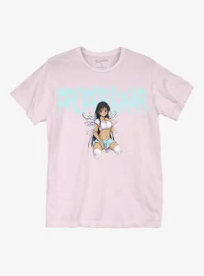 Kneeling Fairy Boyfriend Fit Girls T-Shirt By Proper Gnar