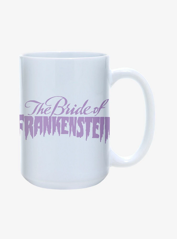 Universal Monsters The Bride of Frankenstein Logo Mug 15oz