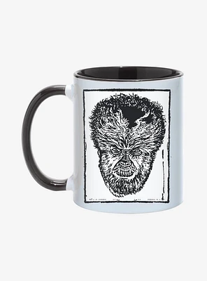 Universal Monsters The Wolfman Head Mug 11oz
