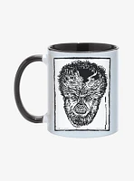 Universal Monsters The Wolfman Head Mug 11oz