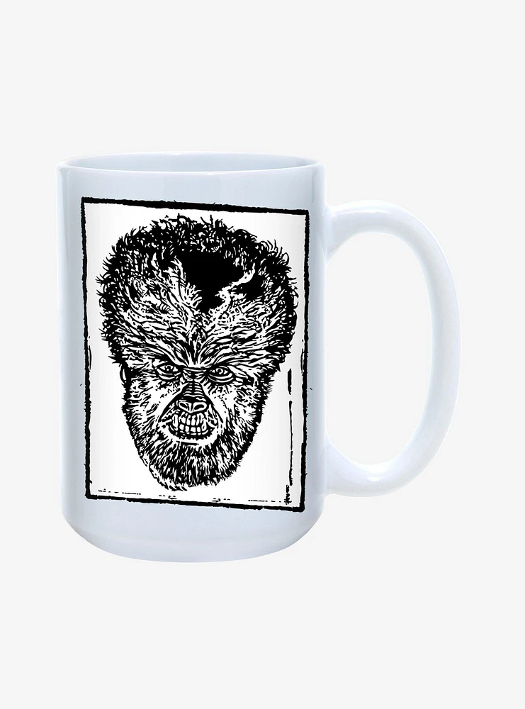 Universal Monsters The Wolfman Head Mug 15oz