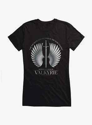 A Court Of Silver Flames Valkyrie Wings Girls T-Shirt