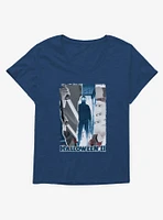 Halloween II Michael Myers Slasher Panels Girls T-Shirt Plus