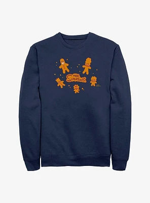 The Simpsons Gingerbread Family Sweatshirt