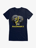 Halloween II Pumpkin Title Logo Girls T-Shirt