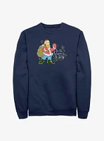 The Simpsons Santa Homer Jelly Season Sweatshirt