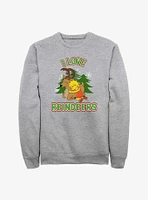 The Simpsons Lisa Loves Reindeers Sweatshirt