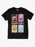 Kemono Jihen Chibi Character Grid T-Shirt