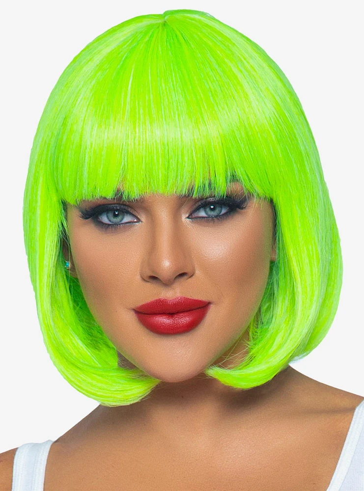 Neon Short Bob Wig