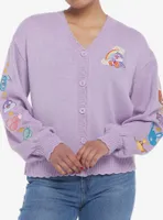 Care Bears Cousins Lavender Skimmer Girls Cardigan