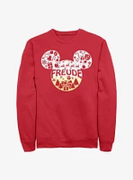 Disney Mickey Mouse Freude Joy German Ears Sweatshirt