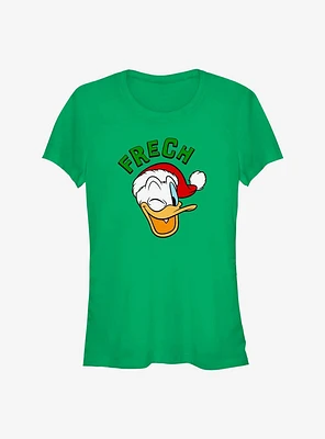 Disney Donald Duck Frech Naughty German Holiday Girls T-Shirt