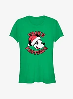 Disney Mickey Mouse Frohe Festtage Happy Holidays German Girls T-Shirt