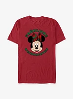 Disney Minnie Mouse Frohliche Weihnachten Merry Christmas German T-Shirt
