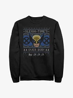 Marvel X-Men Wolverine Ugly Christmas Sweatshirt