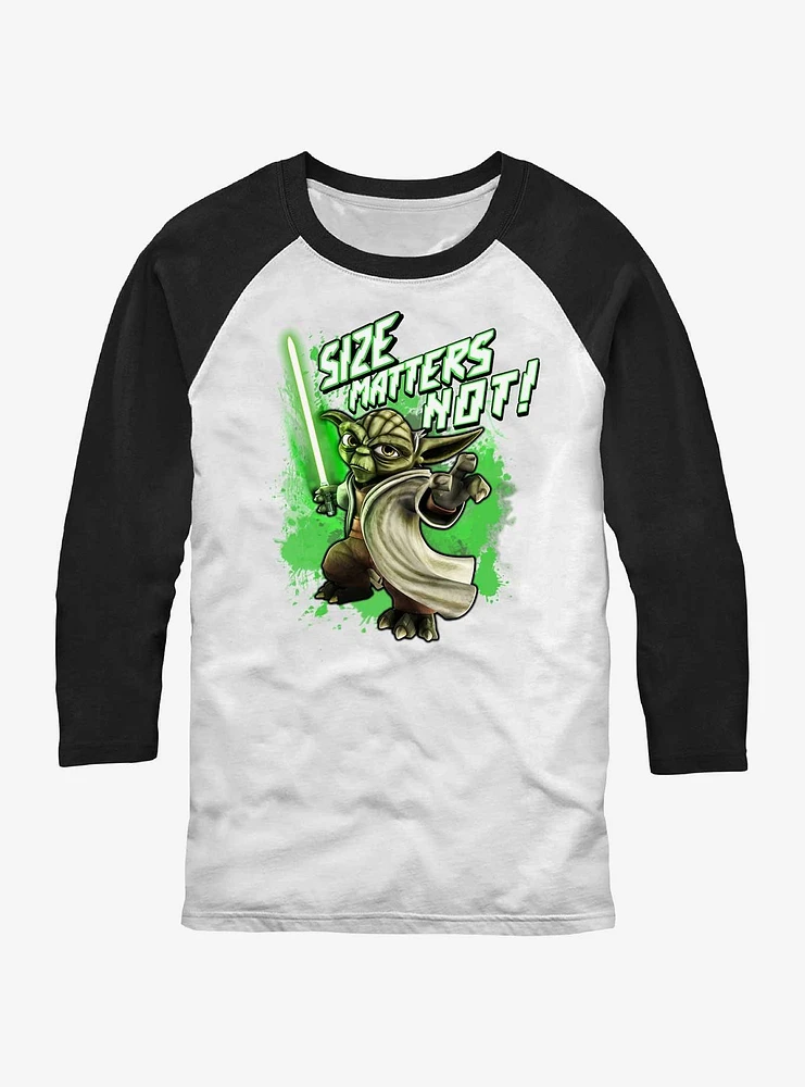 Star Wars: The Clone Wars Yoda Matters Not Raglan T-Shirt