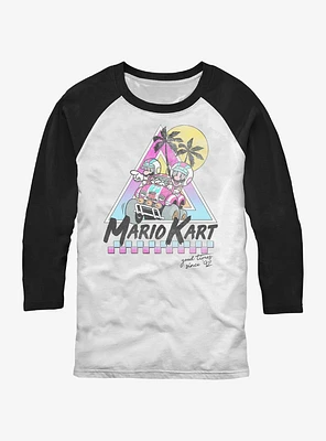 Nintendo Mario Kart Beach Race Raglan T-Shirt