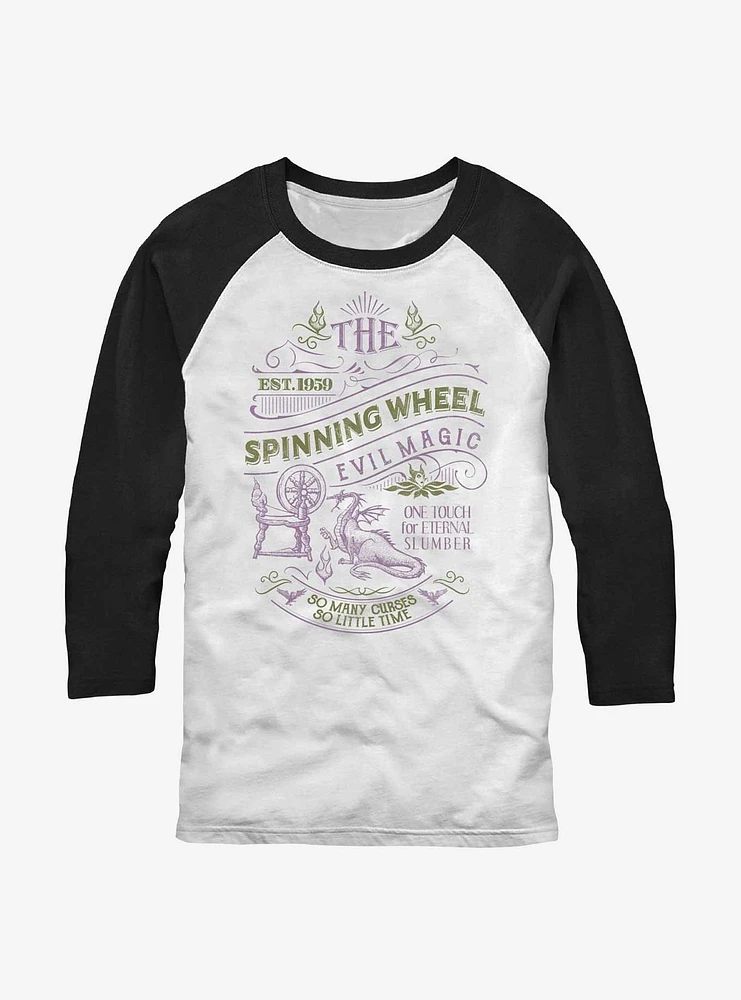Disney Villains Spinning Wheel Raglan T-Shirt