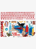 DC Comics DC League Of Super-Pets Peel & Stick Giant Wall Decals