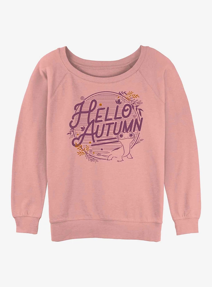 Disney Frozen 2 Bruni Autumn Girls Slouchy Sweatshirt