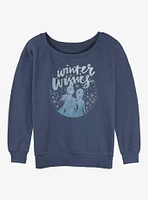 Disney Frozen 2 Winter Wishes Girls Slouchy Sweatshirt