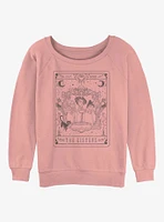 Disney Hocus Pocus The Sisters Tarot Girls Slouchy Sweatshirt