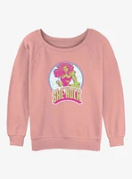 Marvel Hulk She-Hulk Sensation Girls Slouchy Sweatshirt