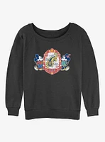 Disney Mickey Mouse Care About You Girls Slouchy Sweatshirt