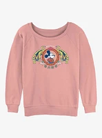 Disney Mickey Mouse Twin Tigers Girls Slouchy Sweatshirt