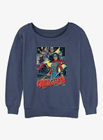 Marvel Ms. Embiggen Girls Slouchy Sweatshirt