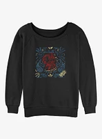 Marvel Ms. Line Drawing Girls Slouchy Sweatshirt