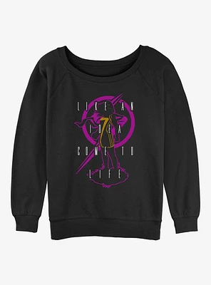 Marvel Ms. Silhouette Girls Slouchy Sweatshirt