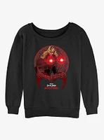 Marvel Doctor Strange the Multiverse of Madness Scarlet Spell Girls Slouchy Sweatshirt