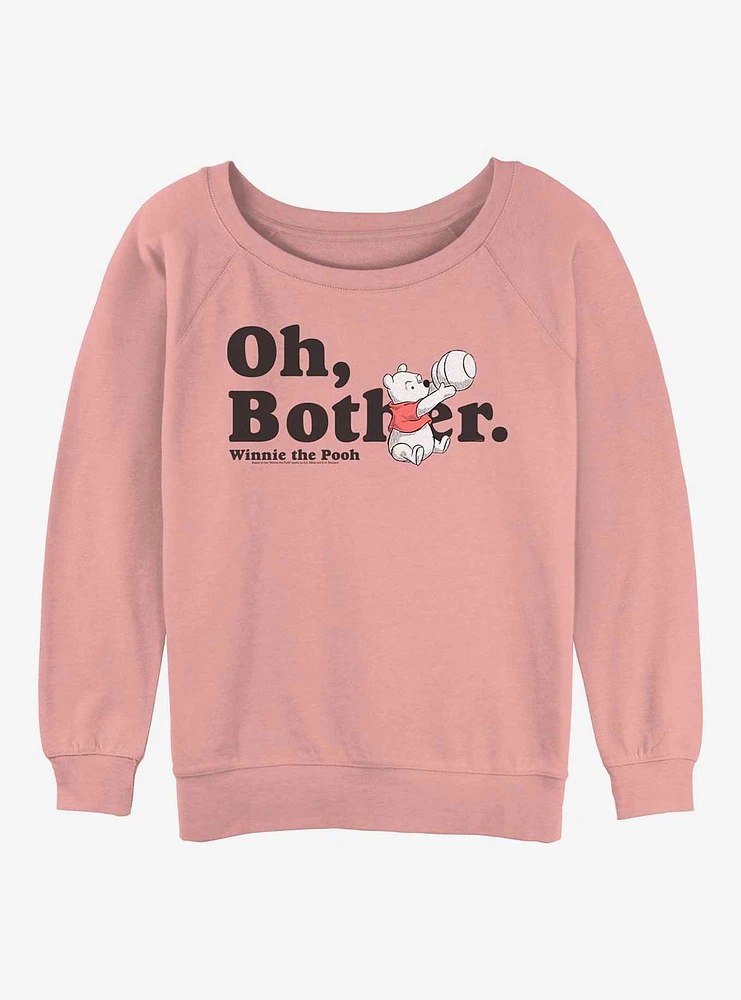 Disney Winnie The Pooh More Bothers Girls Slouchy Sweatshirt