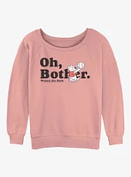 Disney Winnie The Pooh More Bothers Girls Slouchy Sweatshirt