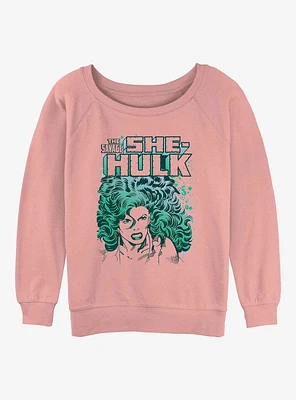 Marvel She-Hulk The Savage Girls Slouchy Sweatshirt