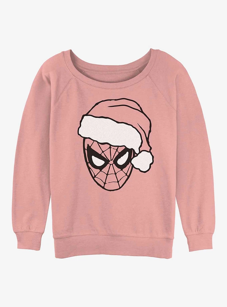 Marvel Spider-Man Christmas Spidey Girls Slouchy Sweatshirt