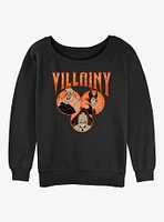 Disney Villains Villainy Girls Slouchy Sweatshirt