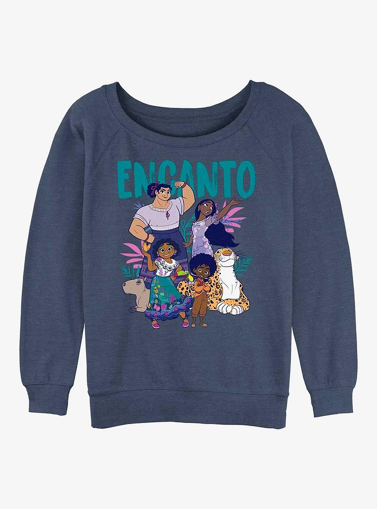 Disney Encanto Family Together Girls Slouchy Sweatshirt