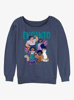 Disney Encanto Family Together Girls Slouchy Sweatshirt