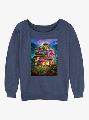 Disney Encanto Madrigal House Poster Girls Slouchy Sweatshirt