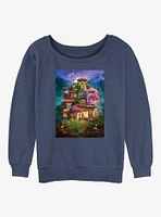 Disney Encanto Madrigal House Poster Girls Slouchy Sweatshirt